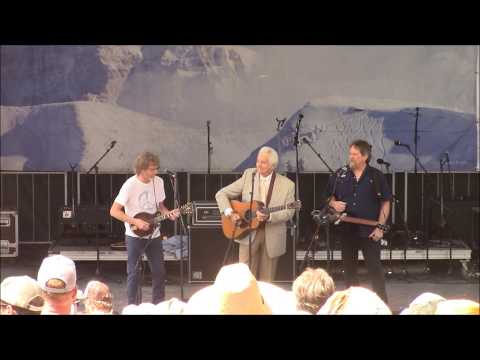 Del McCoury, Sam Bush, and Jerry Douglas at the 2019 Targhee Bluegrass Festival, August 11, 2019