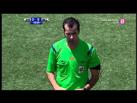 Segunda parte Atlético Baleares 2 - Mallorca B 0. 2ªB Grupo 3. 14/15