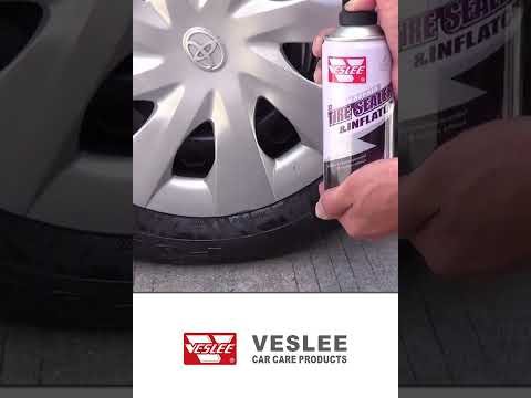 Flat tire fixes--If your car tire leaks on the way, what will you do？--Veslee tire inflator & sealer