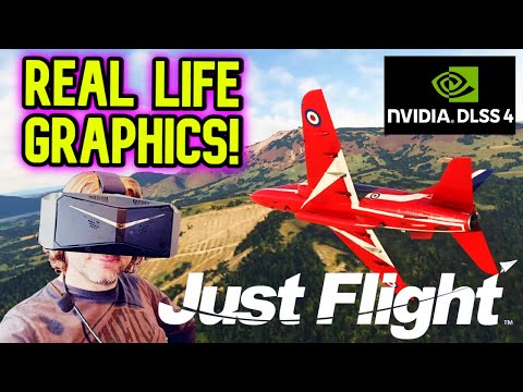 MSFS DLSS 4 | Just Flight HAWK V2 UPDATE! This FEELS SO SMOOTH! RTX 4090 - Pimax Crystal Light