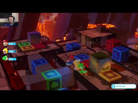 Mario + Rabbids: Kingdom Battle playthrough pt111 - Colored Block Puzzle of DOOM!