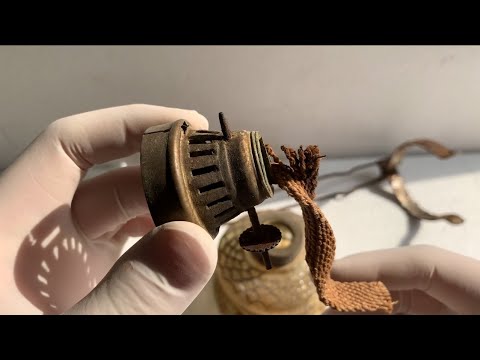 Rusty Oil Lamp Restoration
