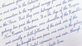 Beautiful Cursive Handwriting | Super Clean Handwriting | The Art of Handwriting, Calligraphy