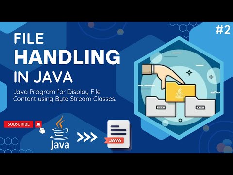 Java Program For Display File Content Using Byte Stream Classes Java File Handling Program