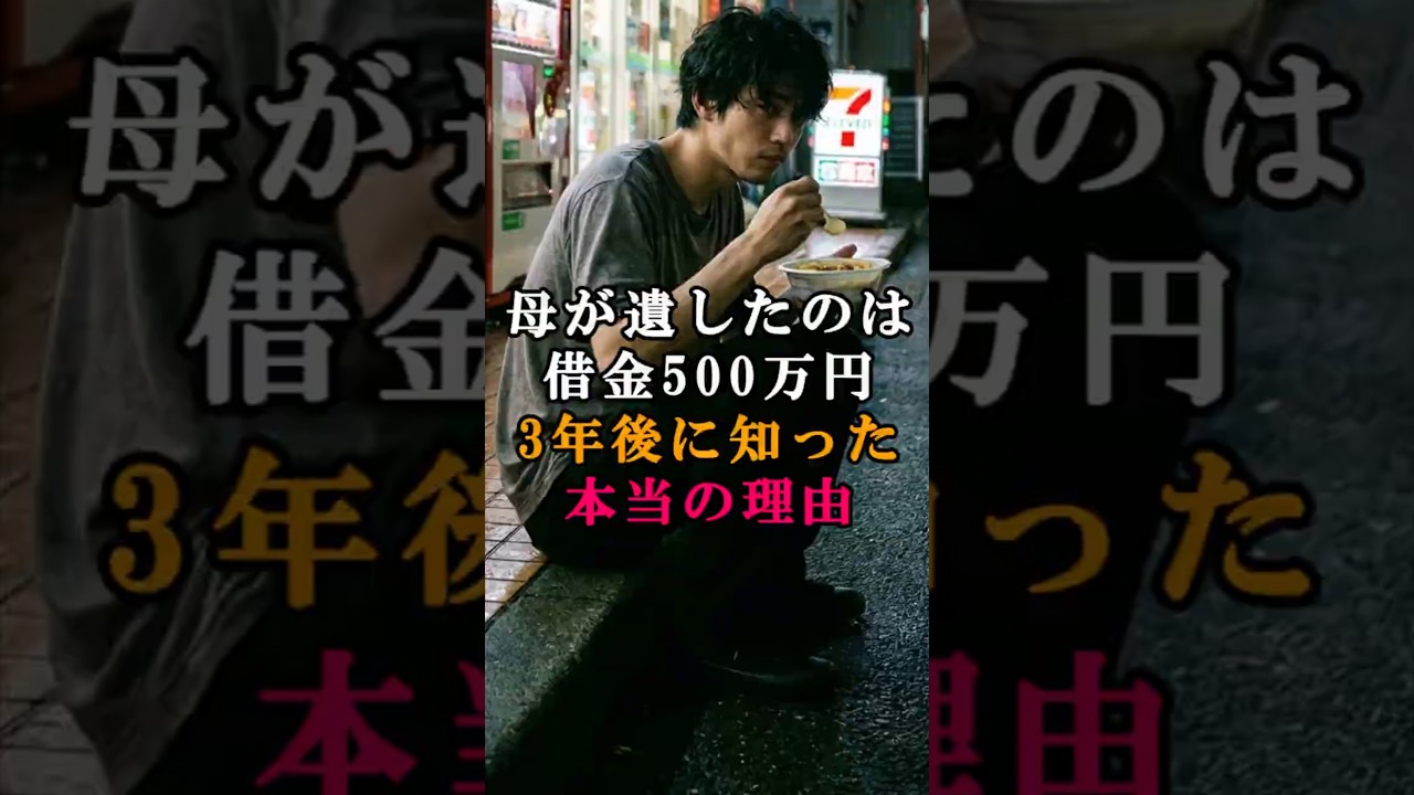 母が遺したのは借金500万円、3年後に知った本当の理由