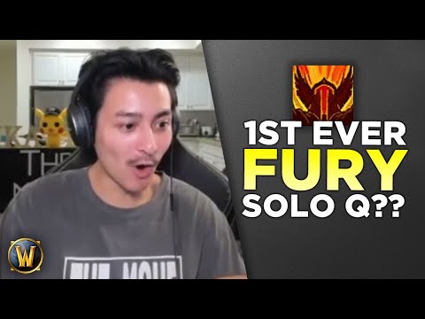 World First Fury Warrior Gameplay?! Solo Q | Pikaboo WoW Arena