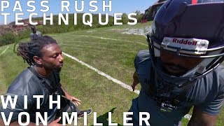 Von Miller Uses GoPro to Teach Pass Rushing Techniques | NFL