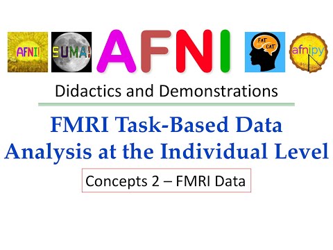 [AFNI Academy] AFNI Time Series Analysis (part 2/8): FMRI Data