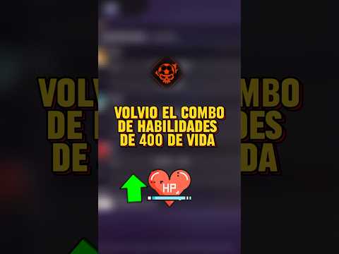 EL GRAN COMBO HABILIDADES DE 400 DE VIDA VOLVIO EN FREE FIRE