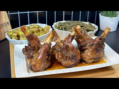 RECETTE DE SOURIS D’AGNEAU CARAMÉLISÉES ET SES POMMES DE TERRE & HARICOTS VERTS SAUTÉS RAMADAN 2023