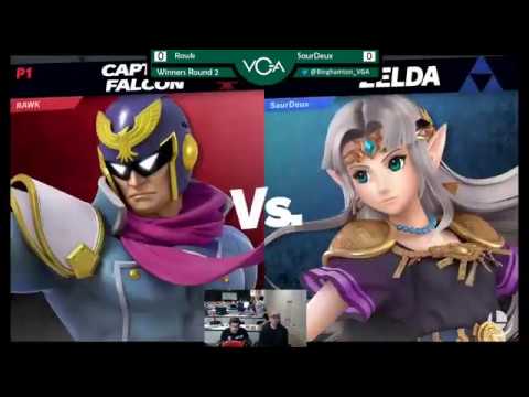 Binghamton Esports with Passion 19 - Rawk (Captain Falcon) vs. SaurDeux (Zelda) - Winners QF