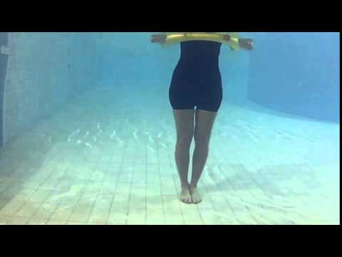 Marcha Lateral en Piscina Fisioterapia-Aquaterapia
