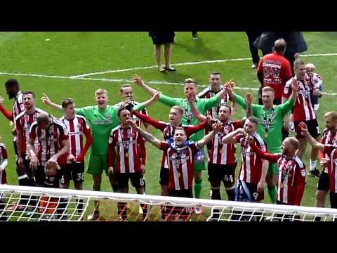 Billy Sharp Leading the Greasy Chip Butty Song