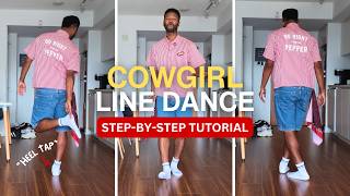 Shaboozey "COWGIRL" Line Dance TUTORIAL #linedance #summerofgoals