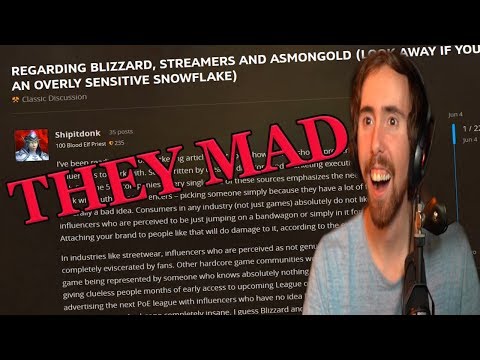 Asmongold Reacts to ANGRY Posts on WoW Forums Directed at Him
