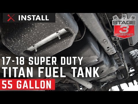 2017-2018 F250 & F350 6.7L Titan Generation 6 Fuel Tank Install