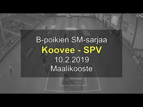B-pojat SM-sarja 2018-2019 / Koovee - SPV / Maalikooste