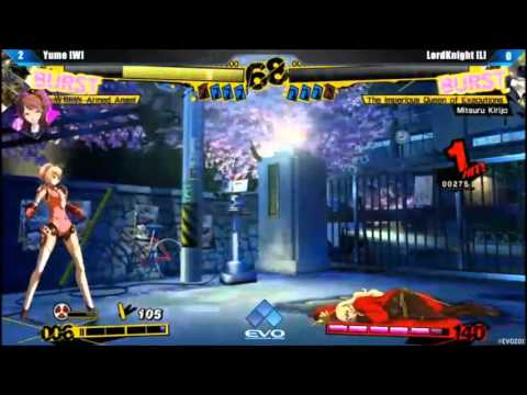 Persona 4 Arena EVO 2013 Finals: Yume (AI) vs. Lord Knight (MT) Grand Finals
