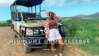 HLUHLUWE / UMFOLOZI GAME RESERVE | Safari Travel Vlog #travel #glamping #drandyadventures