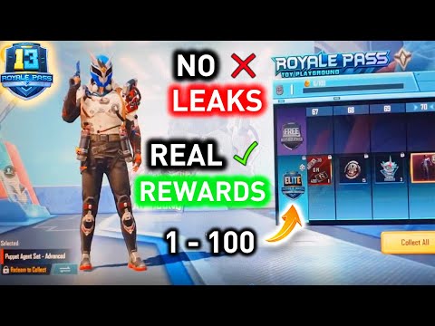 SEASON 13 RP 1 To 100 REWARDS (No Leaks)