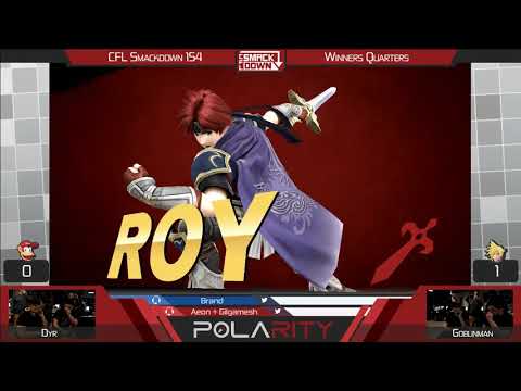 CFL Smackdown 154 WiiU - Dyr (Diddy Kong) vs Goblinman (Roy) - Winners Quarters