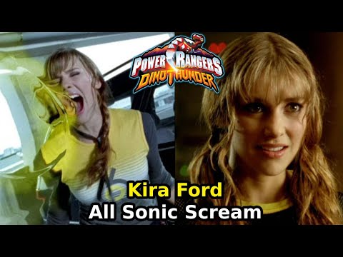Kira Ford - Sonic Scream Scenes - Power Rangers Dino Thunder