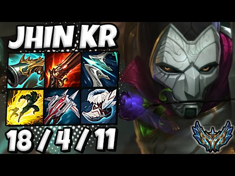 Jhin ADC vs Sivir / Korea Challenger / Patch 13.8 / Season 13 [ 18 / 4 / 11 ] ⚡