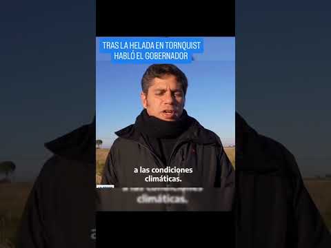 KICILLOF EXPLICÓ POR QUÉ NO ESTÁ BIEN LA RECONFIGURACIÓN DE LAS ZONAS FRIAS