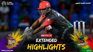 Extended Highlights | Trinbago Knight Riders vs St Kitts & Nevis Patriots | CPL 2021