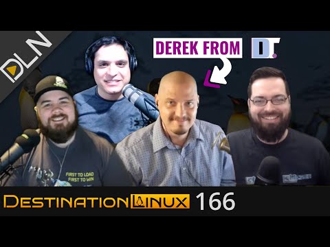Destination Linux 166: Derek of DistroTube, PopShell, Tiling Window Managers & More!