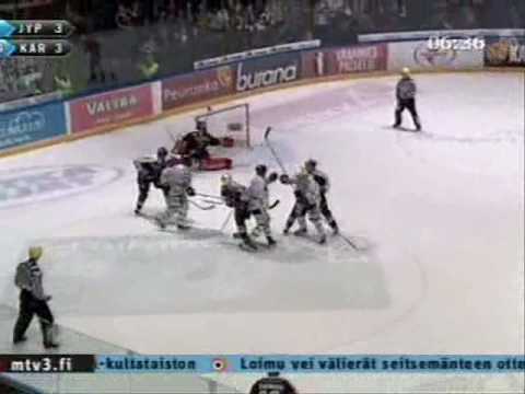 Jyp-Kärpät jatkoaikamaali 5.4.2010