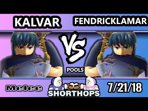 SH 1 SSBM - Kalvar (Marth) Vs. FendrickLamar (Marth) - Smash Melee Pool B - WR4