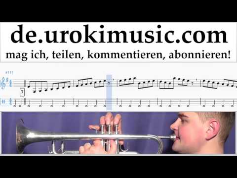 Trompete Lernen Miley Cyrus - Wrecking Ball Teil#1 Trompetenunterricht Noten Schule Lied Lehrer