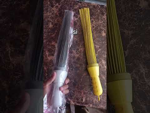Plastic Hard Bristle Broom