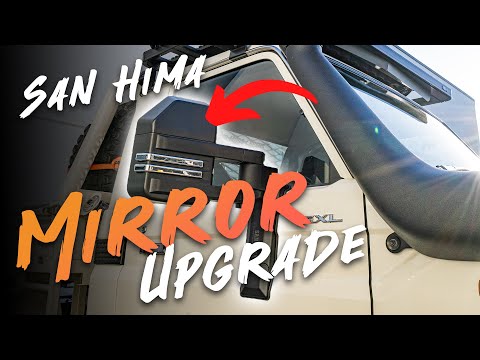 SAN HIMA Towing Mirrors Installation and Review for Landcruiser 79 Series @vicoffroad
