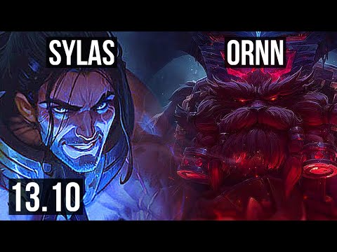 SYLAS vs ORNN (MID) | 4/1/11, 500+ games | KR Master | 13.10