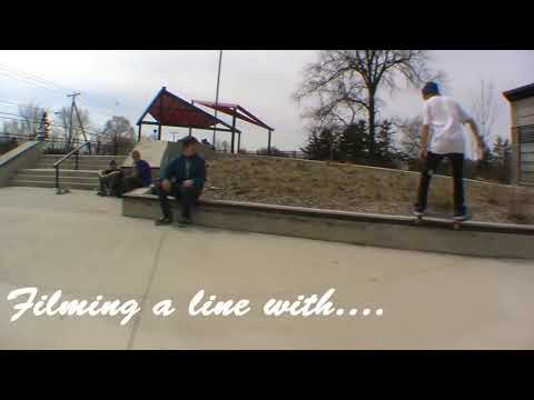 filming a line with Steven Delaney