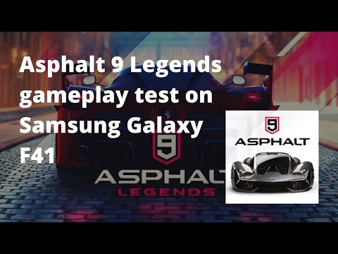 Asphalt 9 Legends gameplay test on Samsung Galaxy F41 || Asphalt 9 Legends || Samsung Galaxy F41