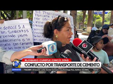 TRANSPORTISTAS PRESIONAN PARA LOGRAR CONTRATOS CON CEMENTO “EL PUENTE”
