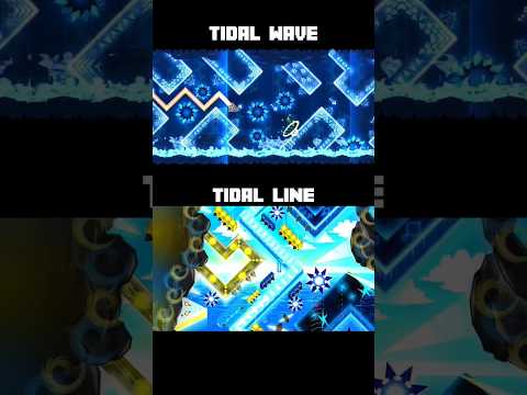 Tidal Wave vs Tidal Line | Geometry Dash 2.2 #shorts
