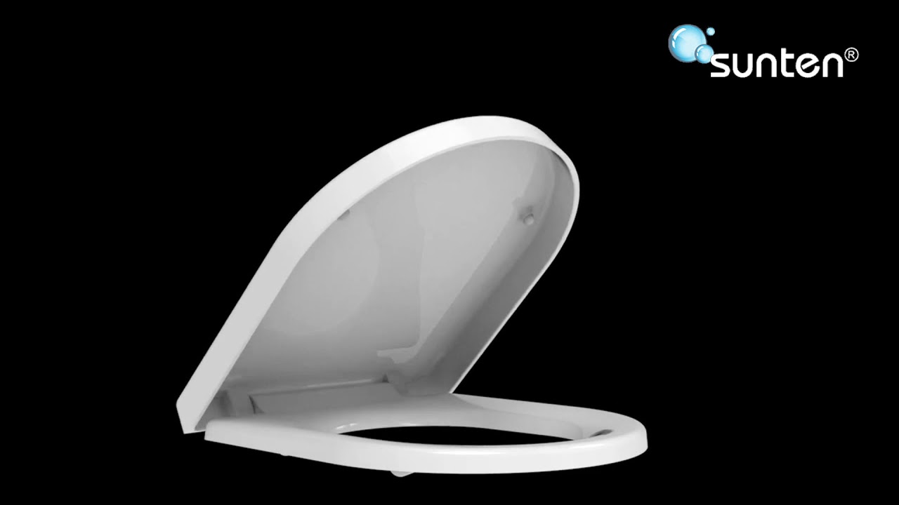 Watch video Sunten Modern D Shape UF Toilet Seat of SU041 Now Sunten Modern D Shape UF Toilet Seat of SU041
