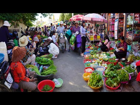 Best Countryside Food & Countryside Market 2025 – Visit Oudong Market & Oudong Resort In Countryside