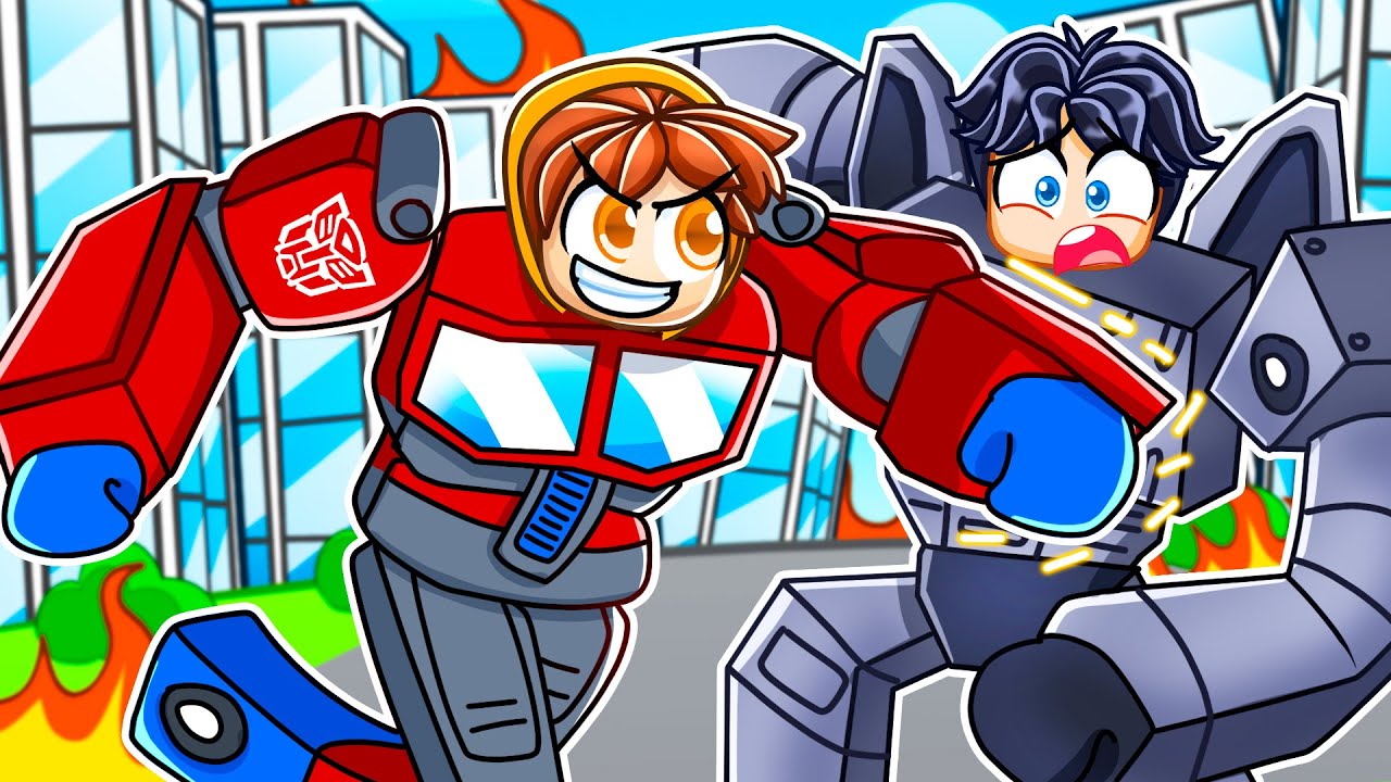 Having a TRANSFORMERS FAMILY in Roblox!