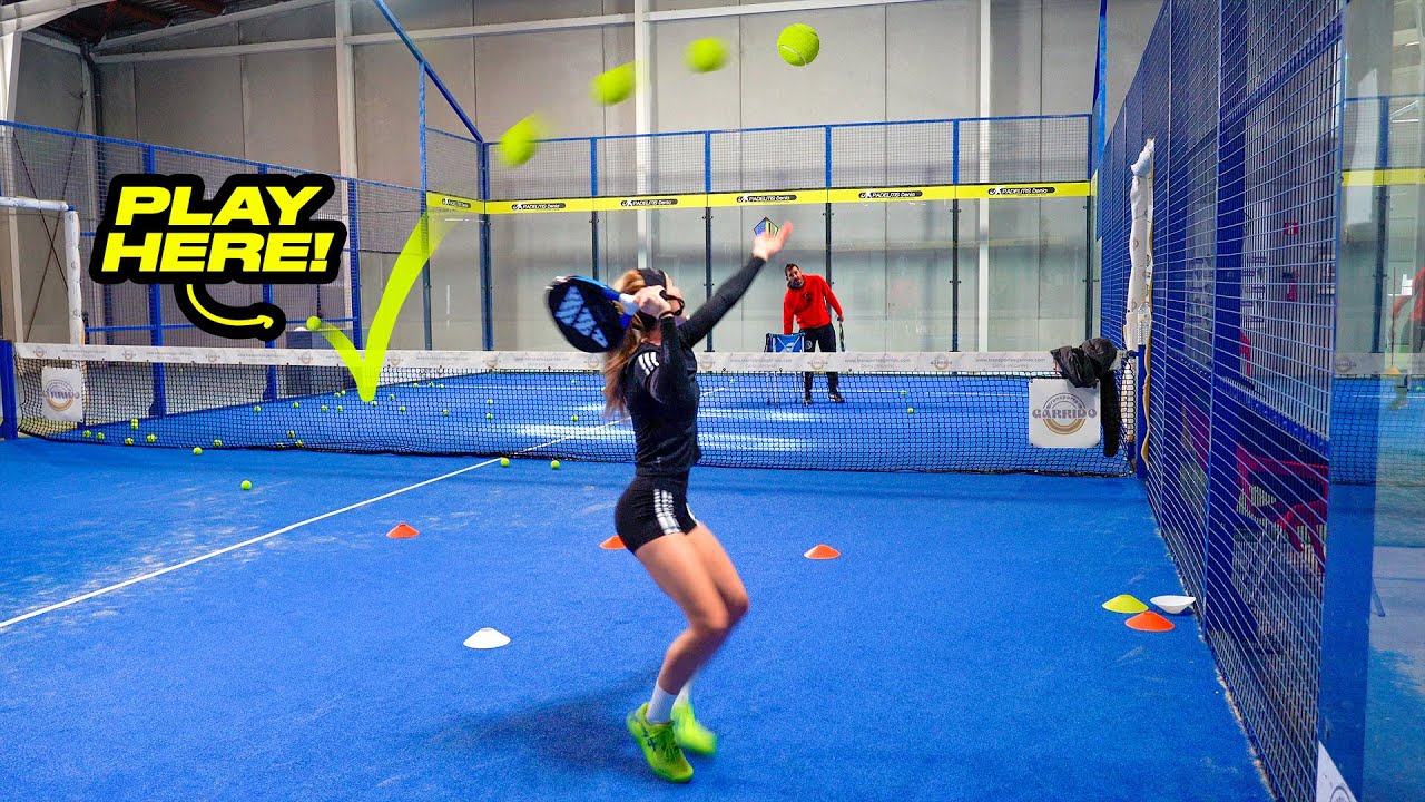 Handle difficult lobs and improve transition with split step.