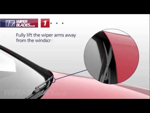 How to Fit WBTR-6 Aerowiper Push Button Flat Wiper Blades