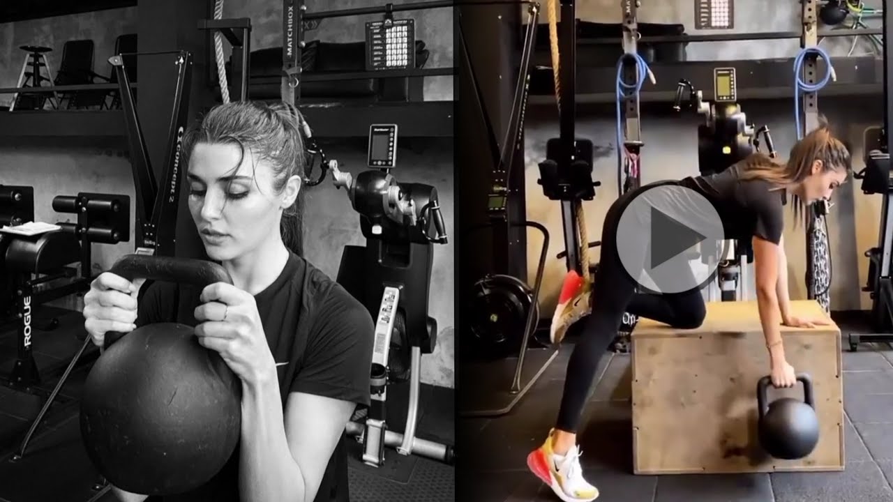 Attractive videos and images of Hande Ercel exercising | She is Awesome😍