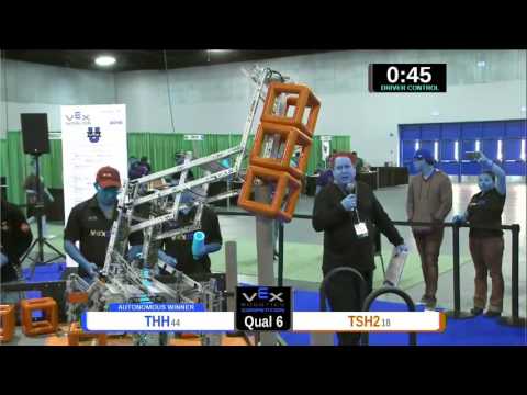 2015 VEXU Q6 - THH vs TSH2 - 30 to 32-Division Div-VEX U-VEX Worlds 2015