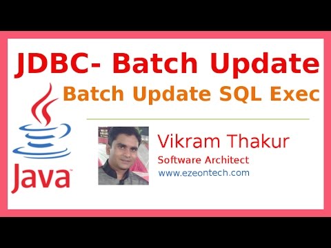 6 Jdbc Batch Update Java Training By Ezeon
