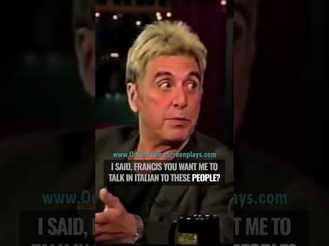 Al Pacino on Francis Ford Coppola directing him