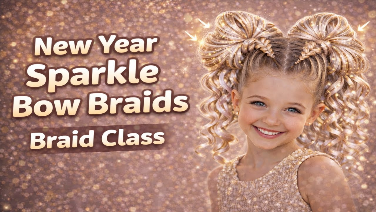 Sparkle Bow Braids